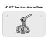 4 X 7 Aluminum License Plate  Thumbnail
