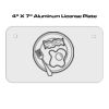 4 X 7 Aluminum License Plate  Thumbnail