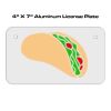 4 X 7 Aluminum License Plate  Thumbnail