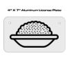 4 X 7 Aluminum License Plate  Thumbnail