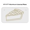 4 X 7 Aluminum License Plate  Thumbnail