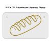 4 X 7 Aluminum License Plate  Thumbnail