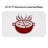 4 X 7 Aluminum License Plate  Thumbnail
