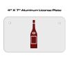 4 X 7 Aluminum License Plate  Thumbnail