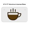 4 X 7 Aluminum License Plate  Thumbnail