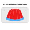 4 X 7 Aluminum License Plate  Thumbnail