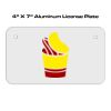 4 X 7 Aluminum License Plate  Thumbnail