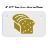 4 X 7 Aluminum License Plate  Thumbnail