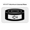 4 X 7 Aluminum License Plate  Thumbnail