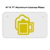 4 X 7 Aluminum License Plate  Thumbnail