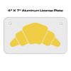 4 X 7 Aluminum License Plate  Thumbnail