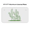4 X 7 Aluminum License Plate  Thumbnail