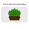 4 X 7 Aluminum License Plate  Thumbnail