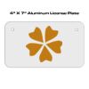 4 X 7 Aluminum License Plate  Thumbnail