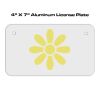4 X 7 Aluminum License Plate  Thumbnail