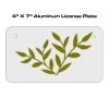 4 X 7 Aluminum License Plate  Thumbnail