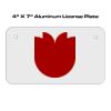 4 X 7 Aluminum License Plate  Thumbnail