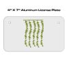 4 X 7 Aluminum License Plate  Thumbnail