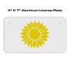 4 X 7 Aluminum License Plate  Thumbnail