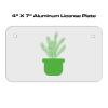 4 X 7 Aluminum License Plate  Thumbnail