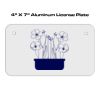 4 X 7 Aluminum License Plate  Thumbnail