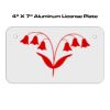 4 X 7 Aluminum License Plate  Thumbnail