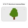 4 X 7 Aluminum License Plate  Thumbnail