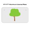4 X 7 Aluminum License Plate  Thumbnail
