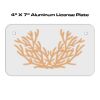 4 X 7 Aluminum License Plate  Thumbnail