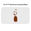 4 X 7 Aluminum License Plate  Thumbnail