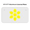 4 X 7 Aluminum License Plate  Thumbnail