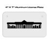 4 X 7 Aluminum License Plate  Thumbnail