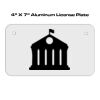 4 X 7 Aluminum License Plate  Thumbnail