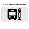 4 X 7 Aluminum License Plate  Thumbnail