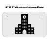 4 X 7 Aluminum License Plate  Thumbnail