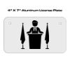 4 X 7 Aluminum License Plate  Thumbnail
