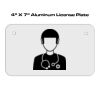 4 X 7 Aluminum License Plate  Thumbnail