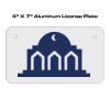 4 X 7 Aluminum License Plate  Thumbnail