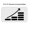 4 X 7 Aluminum License Plate  Thumbnail