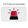 4 X 7 Aluminum License Plate  Thumbnail