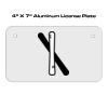 4 X 7 Aluminum License Plate  Thumbnail