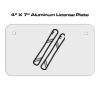 4 X 7 Aluminum License Plate  Thumbnail