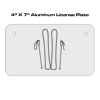 4 X 7 Aluminum License Plate  Thumbnail