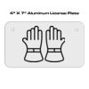 4 X 7 Aluminum License Plate  Thumbnail