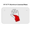4 X 7 Aluminum License Plate  Thumbnail