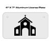 4 X 7 Aluminum License Plate  Thumbnail