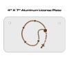 4 X 7 Aluminum License Plate  Thumbnail