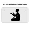 4 X 7 Aluminum License Plate  Thumbnail