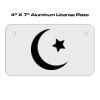 4 X 7 Aluminum License Plate  Thumbnail