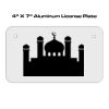 4 X 7 Aluminum License Plate  Thumbnail